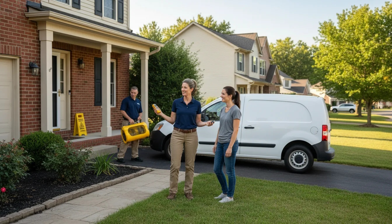 Residential water damage restoration in Ashton, ID
